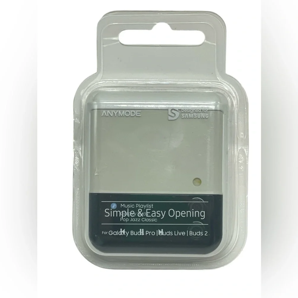 Samsung Z Flip 3 Cover Case for Galaxy Buds2 Buds Pro Live Cream New